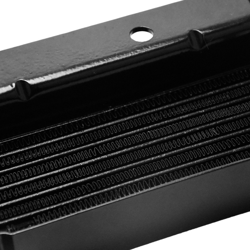 Jagg Oil Coolers Fan-Assisted Low Mount Oil Cooler Kit For Harley Touring 2009-2016